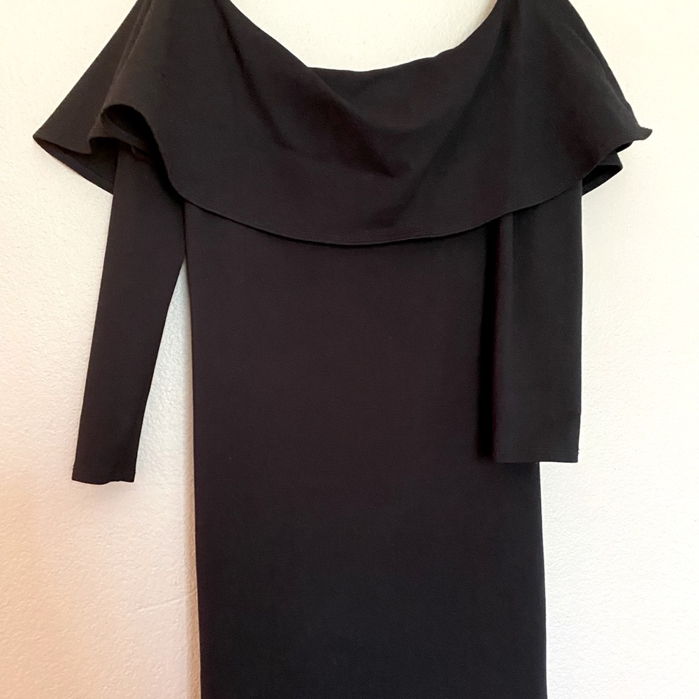 Black Strapless Dress